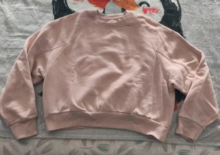 Sudadera rosa mujer