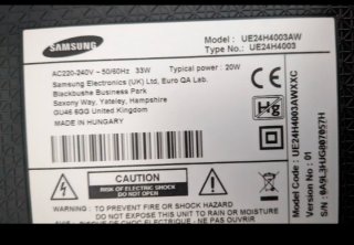 Samsung TV 24 Negra
