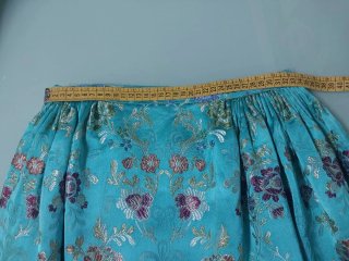 Vestido Fallera turquesa