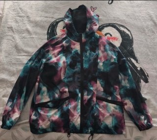 Cortavientos mujer estampado
