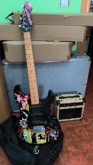 Guitarra Eléctrica Spongebob