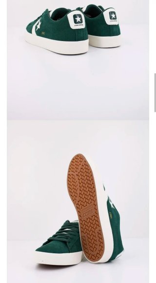 Sneakers Converse in pelle verde