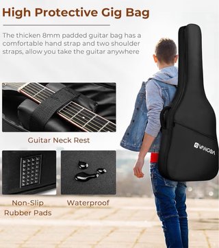 Guitarra Electroacústica Vangoa 41 Negra