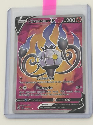 Chandelure V 247/264 Carta Pokémon