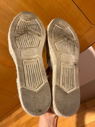 Zapatos esparto artesanos Ibiza