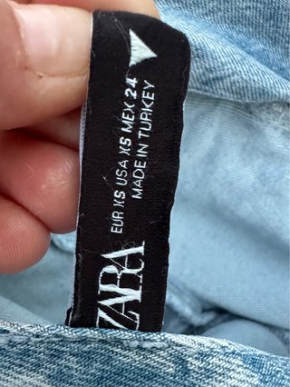 Miniabito in denim XS
