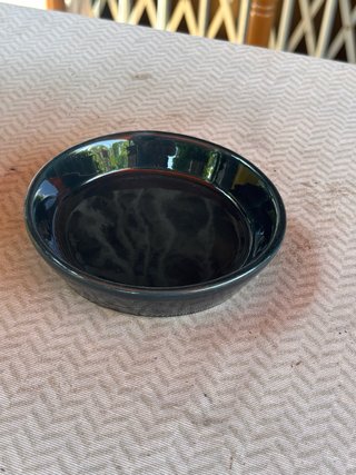 Maceta cerámica verde o azul oscuro 14 cm
