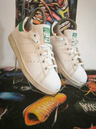 Zapatillas Adidas Stan Smith Blancas y Verdes