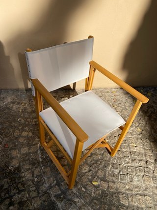 4 Sillas Director Plegables Madera