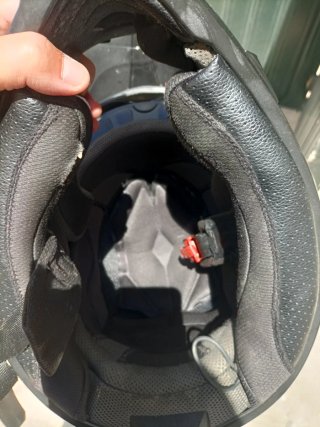Casco de moto negro Acerbis
