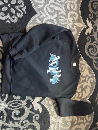 Sudadera Amiri Negra con Dragón