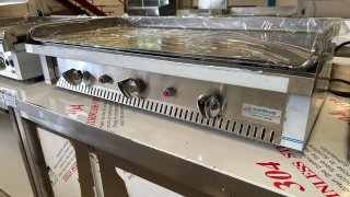 Plancha a gas acero inoxidable nueva
