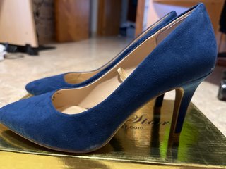 Zapatos lefties de tacón azul