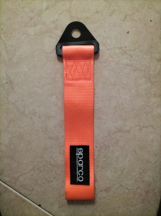 Sparco Correa de Remolque Naranja