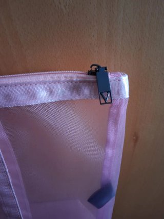 Bolso de playa transparente Victoria's Secret rosa