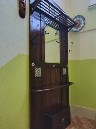 Mueble Perchero y Paragüero Siglo XIX