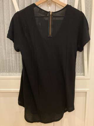 Camiseta negra Zara
