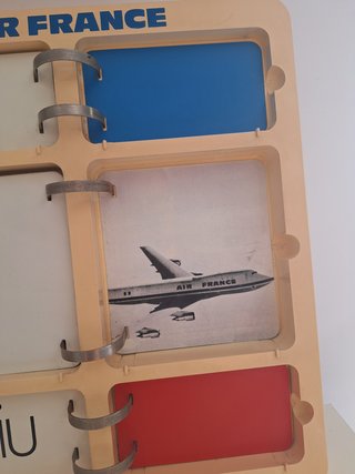 VINTAGE anni 60 - Calendario perpetuo AIR FRANCE