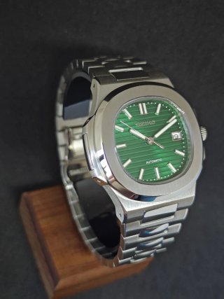 Seiko Mod Nautilus Verde Green...