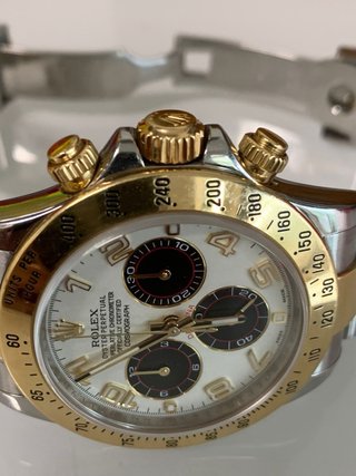 Rolex Daytona Oro y Plata Cronógrafo