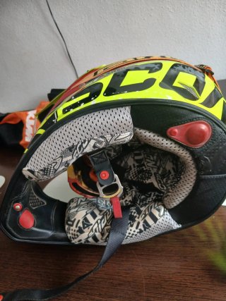 Casco Scorpion Moto + Gafas