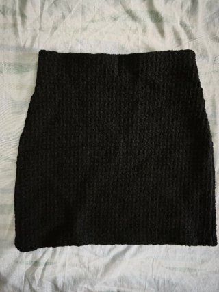 Falda punto Uniqlo negra talla XS