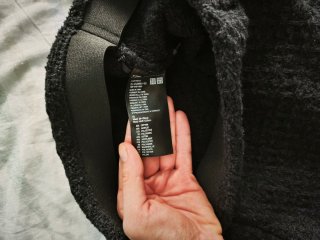 Falda punto Uniqlo negra talla XS