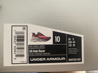 Zapatos Under Armour HALO Rojo y Negro Nuevos