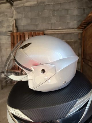 Casco Moto HJC Plata