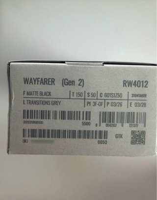 Ray-Ban Meta Wayfarer FOTOCROMÁTICAS (Transitions)