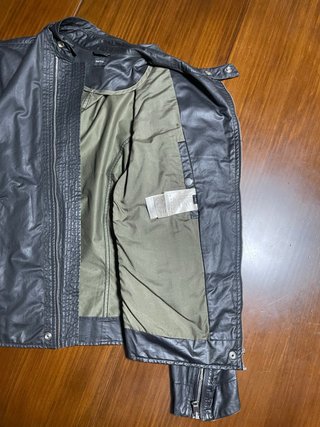 Chaqueta Motera Diesel Vintage Negra