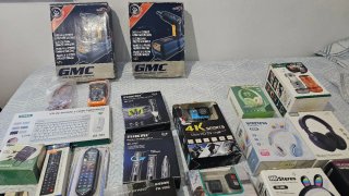 Lote Electrónicos: Mandos, Auriculares, Cámara Etc