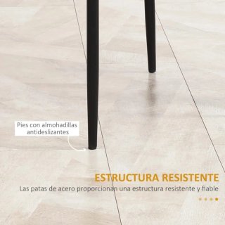 Pack 4 Sillas Negras Diseño Moderno