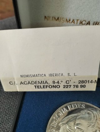 Moneda Homenaje SSMM Plata 1000/1000 28g