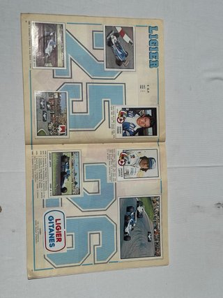 Álbum F1 Grand Prix Panini 1980 completo