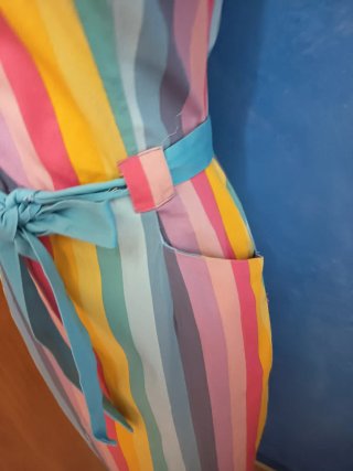 Vestido Colectif Rayas Multicolor