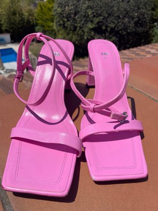 Sandalias Zara Rosa Nuevas