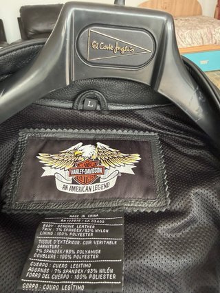 Chaqueta Piel Harley-Davidson Negra