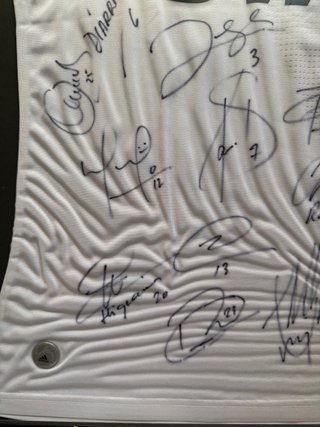 Real Madrid 2008/09 firmada por toda la plantilla