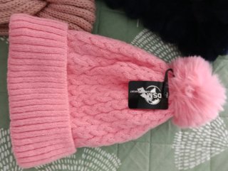 Conjunto invierno: gorro, diadema y cuello
