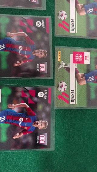 Lote 5 Cromos Fermín López FC Barcelona Bis
