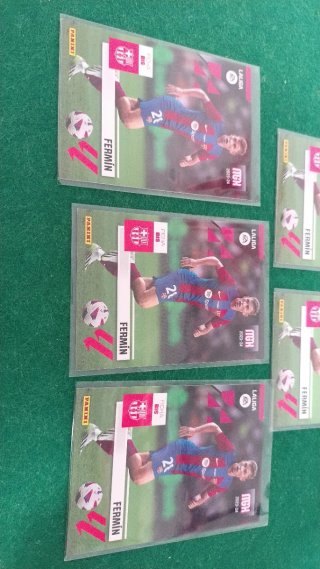 Lote 5 Cromos Fermín López FC Barcelona Bis