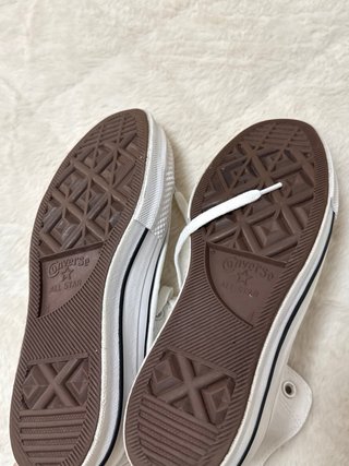 Converse Piattaforma Bianche