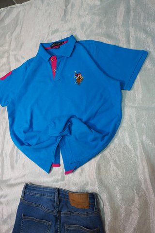 Polo U.S. Polo Assn. Azul Talla L