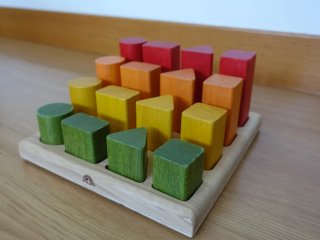 Bloques de madera secuencia de formas (Wonder toys