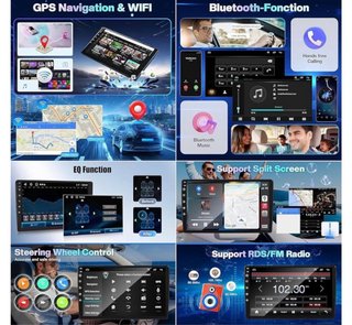 Pantalla CarPlay para Ford cuba CMax