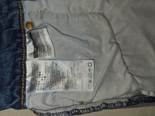 Shorts Levi's T.28 Botones Deshilachados