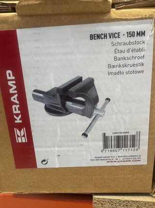 Tornillo de banco Kramp 150 mm