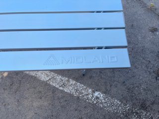 Mesa plegable aluminio Midland 6 px