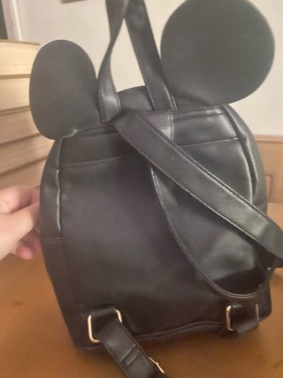 Zaino Disney nero con dettagli oro